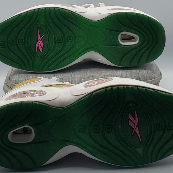 Reebok x Hasbro Question Mid Men's Size 10 'Candy Land' White GZ8826 Rare - Picture 3 of 9